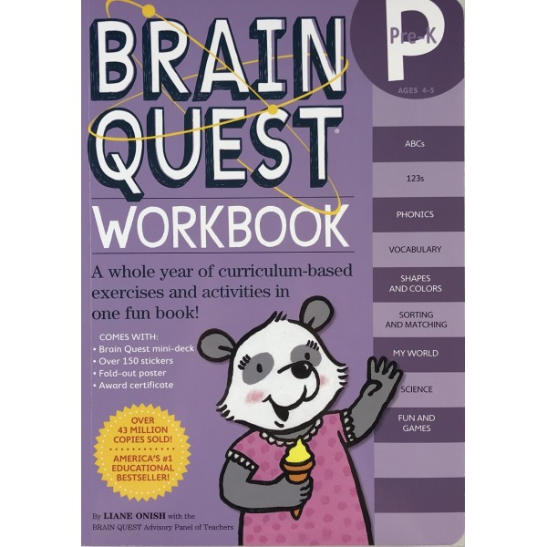 Brain Quest Workbook, Grade PreK