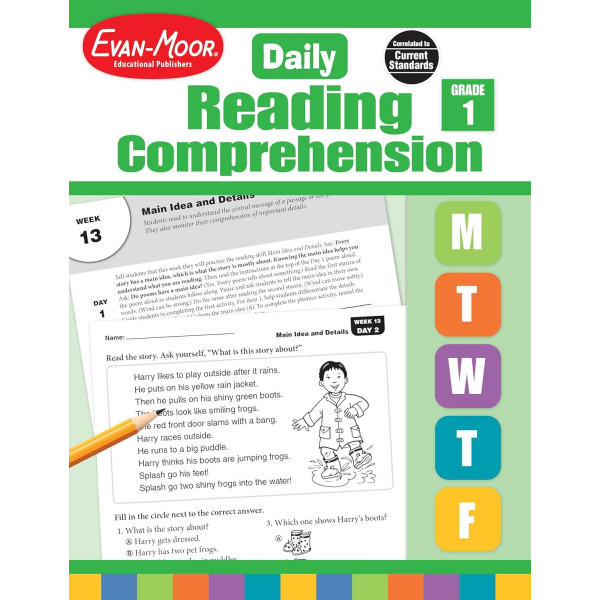 УЦЕНКА. Daily Reading Comprehension, Grade 1 УЦЕНКА. Daily Reading Comprehension, Grade 1