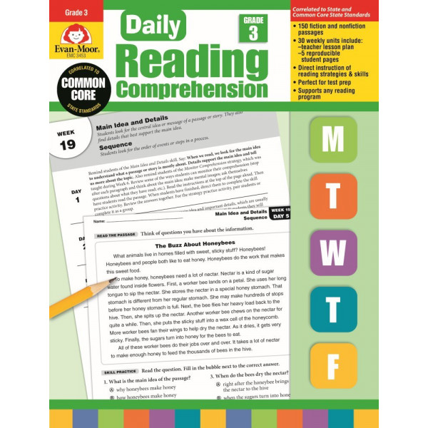 УЦЕНКА. Daily Reading Comprehension, Grade 3