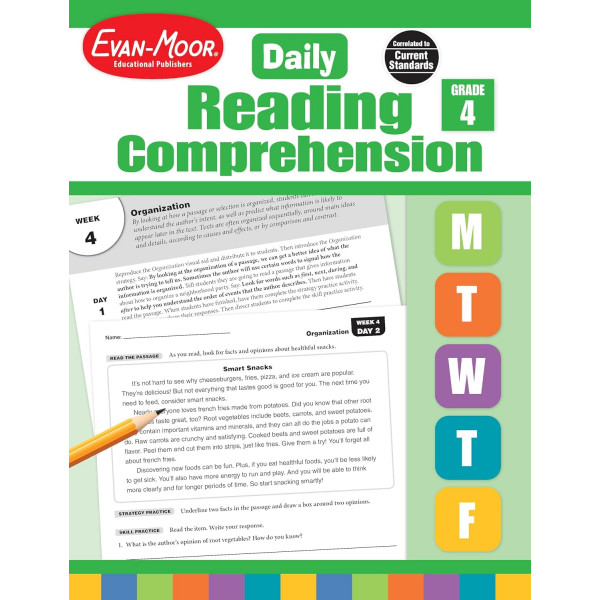 УЦЕНКА. Daily Reading Comprehension, Grade 4 УЦЕНКА. Daily Reading Comprehension, Grade 4