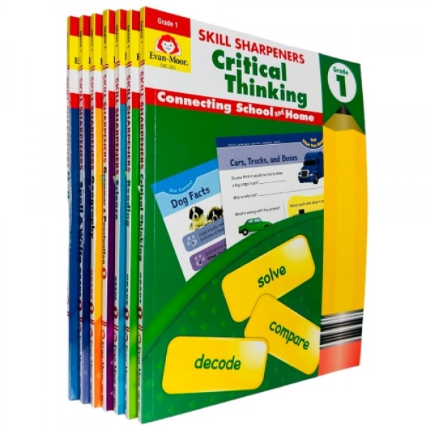 Skill Sharpeners 7 Books Collection, Grade 1