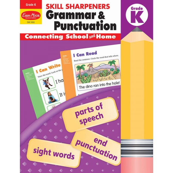 Skill Sharpeners Grammar and Punctuation, Grade K