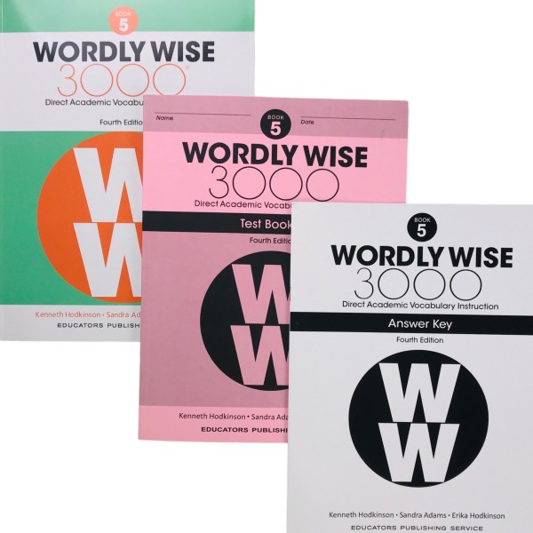 Wordly Wise, Book 5: 3000 Direct Academic Vocabulary Instruction. Черно-белая печать