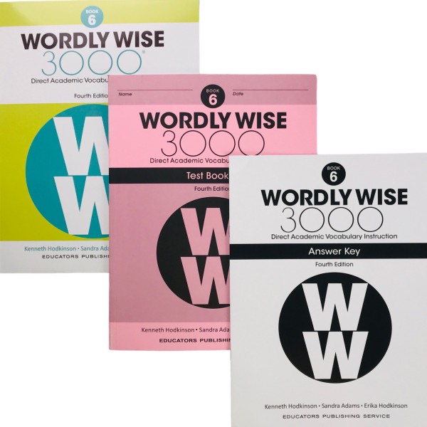 Wordly Wise, Book 6: 3000 Direct Academic Vocabulary Instruction. Черно-белая печать