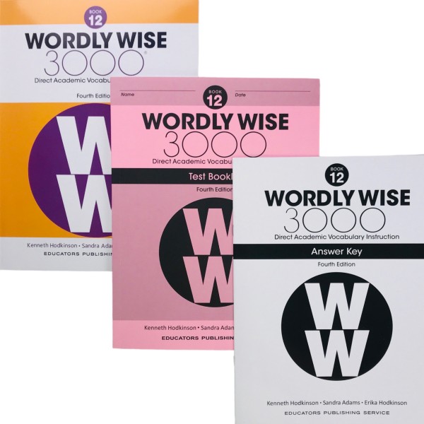 Wordly Wise, Book 12: 3000 Direct Academic Vocabulary Instruction. Черно-белая печать
